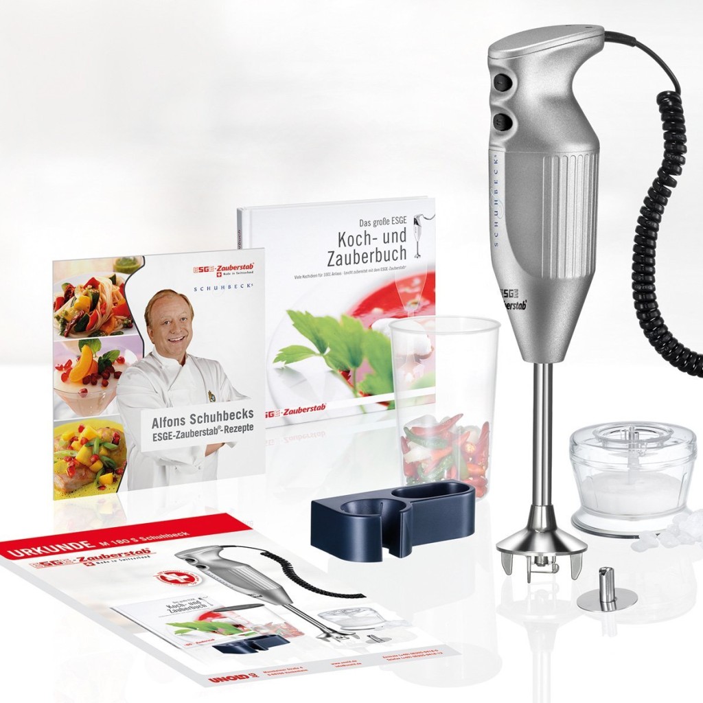 Esge Zauberstab M180 Schuhbeck Edition Zubehör Stabmixer Test